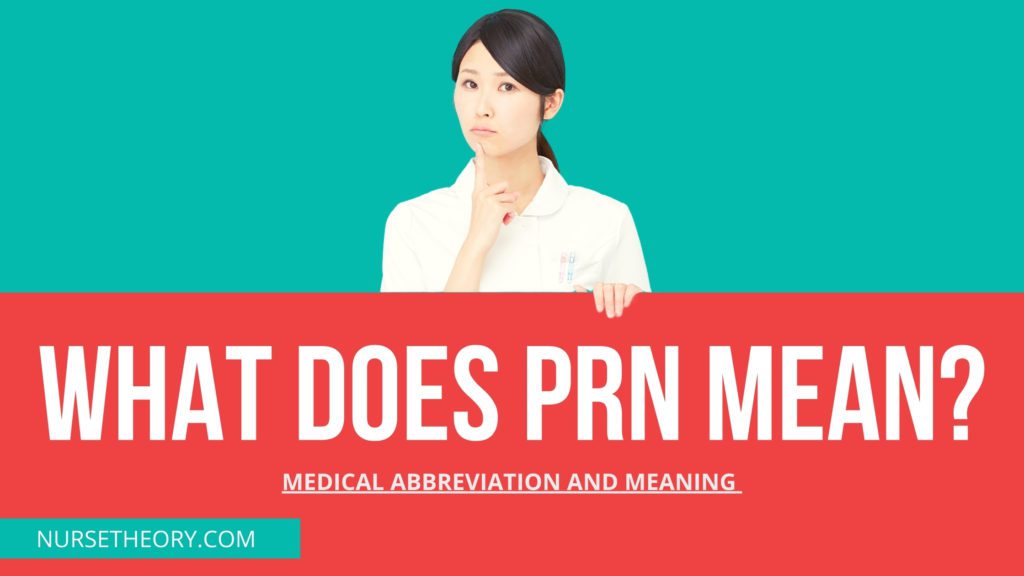 what does prn mean